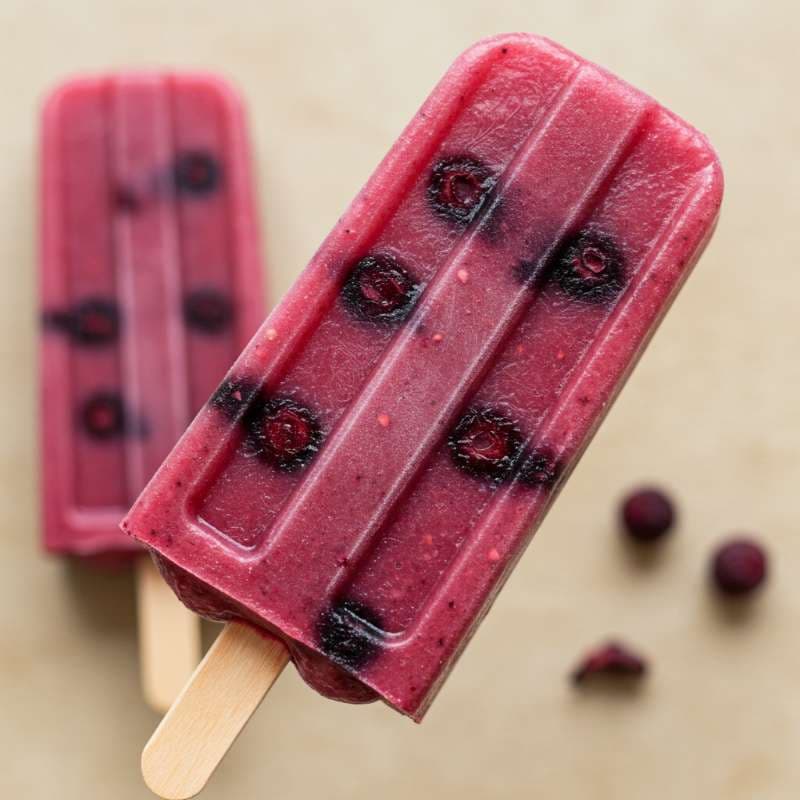 Berry Hibiscus Popsicle